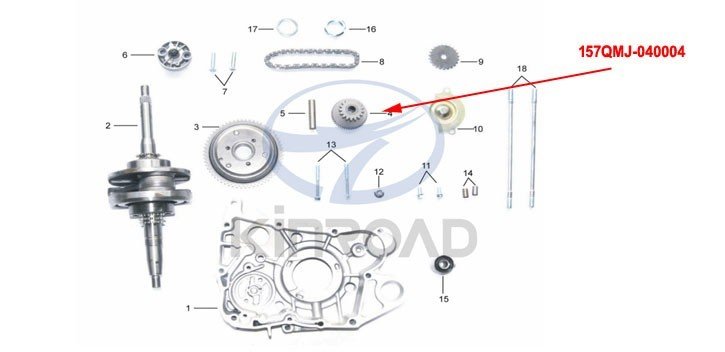 dual gear KINROAD 150 CC