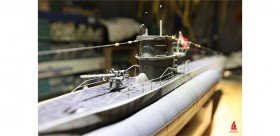 U-Boat German Type VIIC Submarine 1/48 Kit