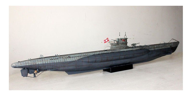 U-Boat German Type VIIC Submarine 1/48 Kit