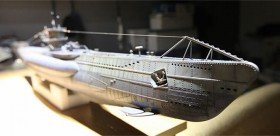 U-Boat German Type VIIC Submarine 1/48 Kit