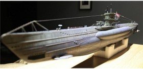 U-Boat German Type VIIC Submarine 1/48 Kit