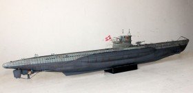 U-Boat German Type VIIC Submarine 1/48 Kit