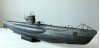 U-Boat German Type VIIC Submarine 1/48 Kit