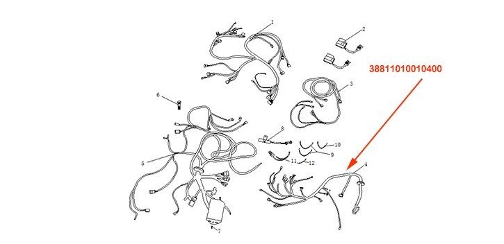 NOSE NACELLE WIRE HARNESS