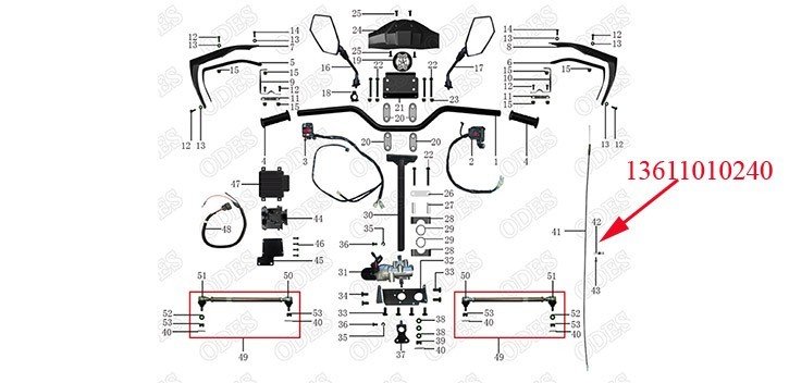 Throttle Cable Fixing Clip