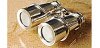 Vintage aluminum marine binocular